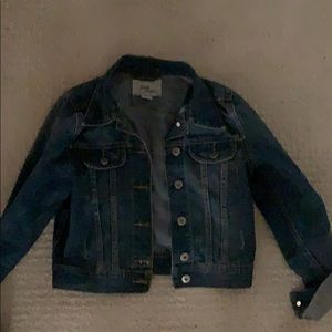 sans souci cropped jean jacket!